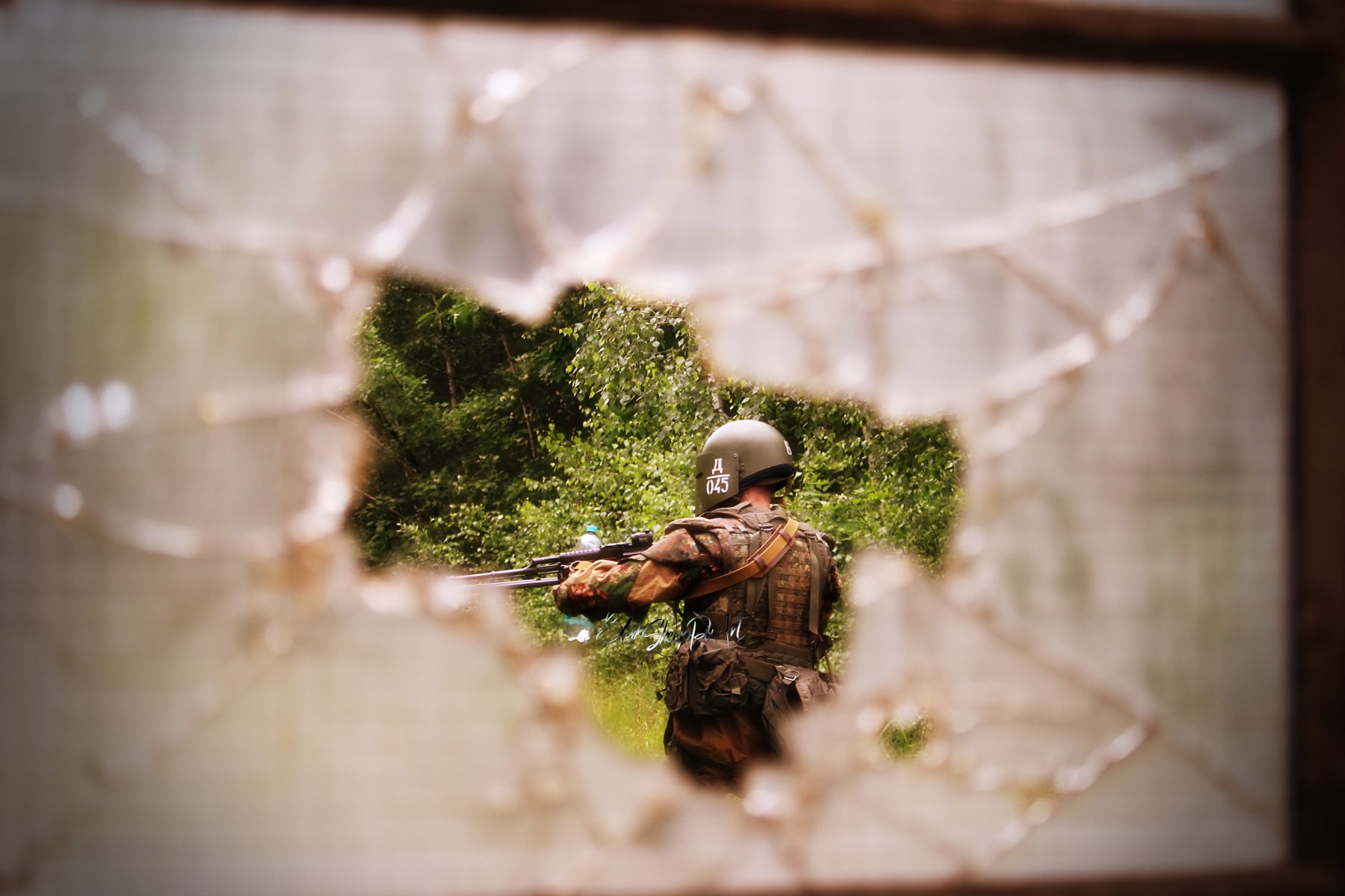 Atomic Warfare III – zerstörtes Gebiet